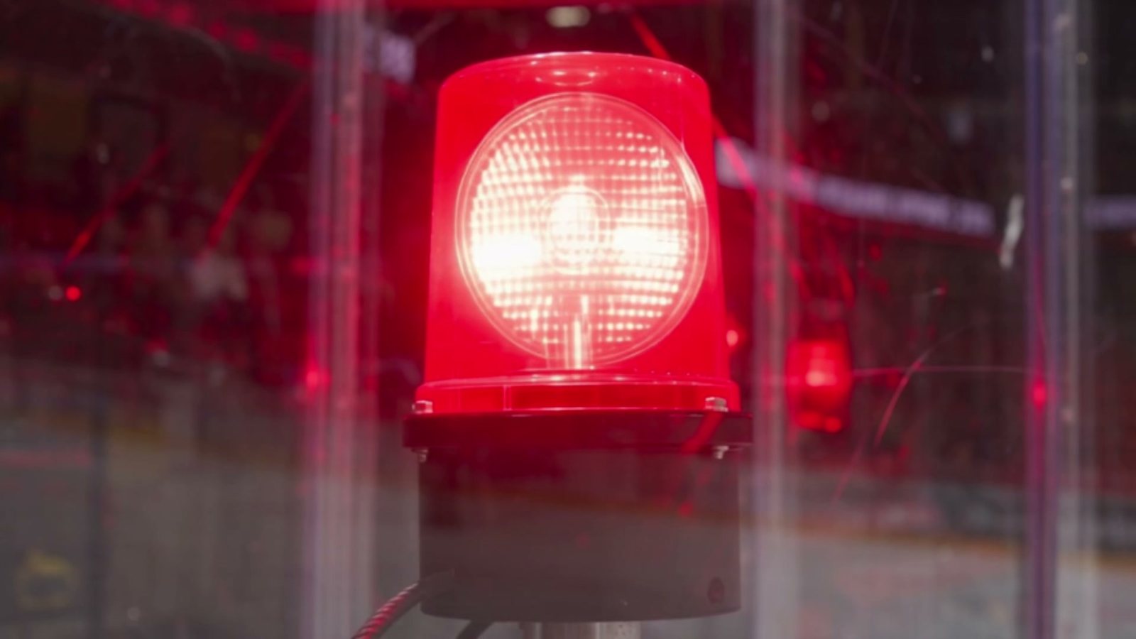 La lampe rouge s'allume derrière la cage