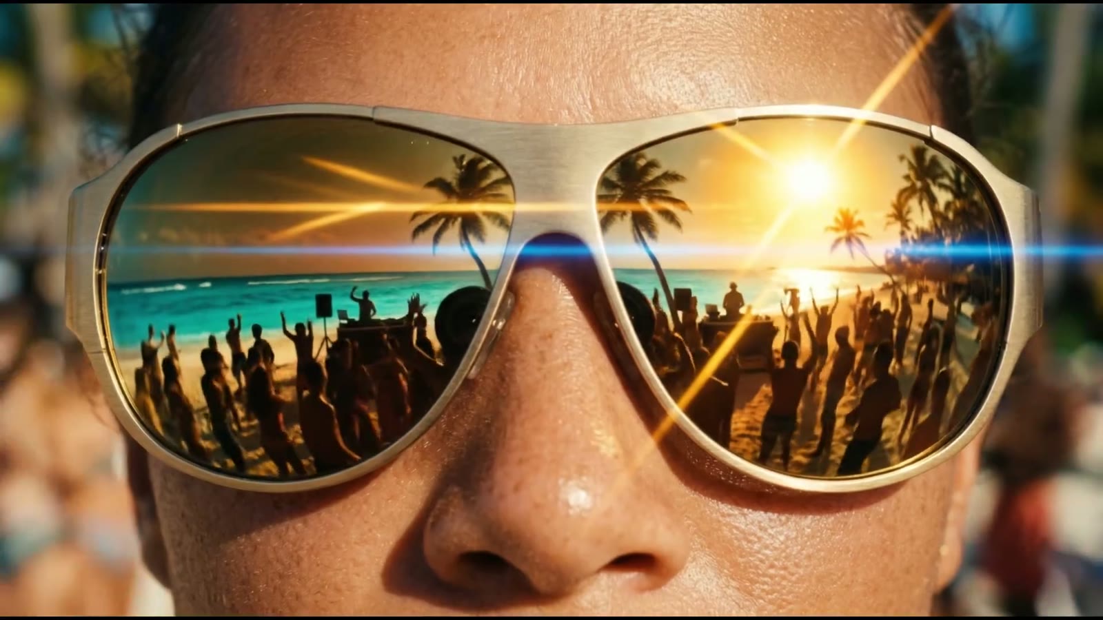 Retour sur les lunettes, la fête se reflète encore